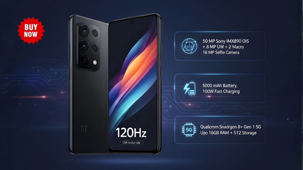 OnePlus Ace 2 Launch With Snapdragon 8+ Gen 1, 120Hz Display and 100W Charging