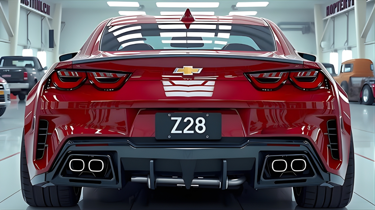 2026 Camaro Z28 Revealed with 670HP V8, Aggressive Styling and Race-Ready Tech